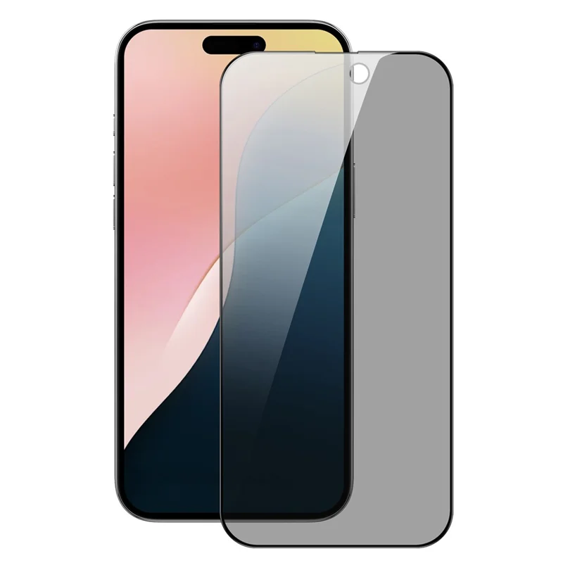 DUX DUCIS For iPhone 16 Anti Spy Full Screen Protector 2.5D Flat Screen Full Glue High Aluminium-silicon Glass Film