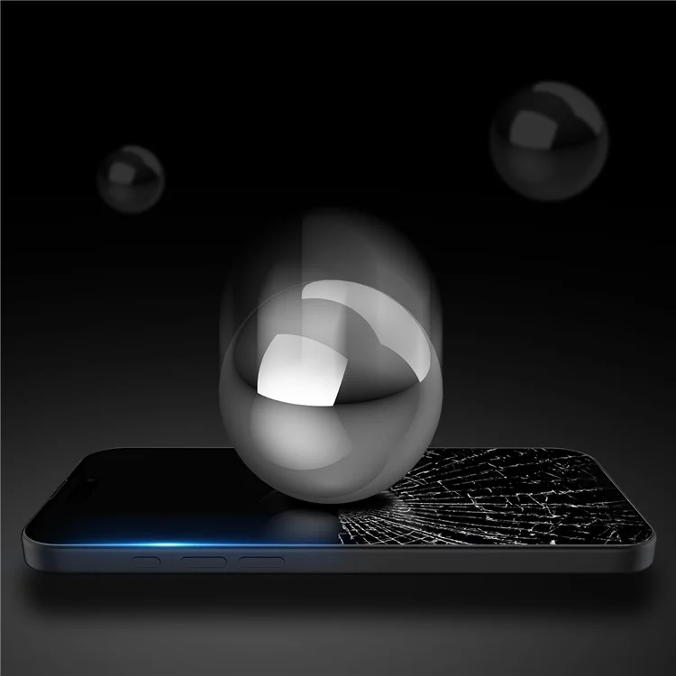 DUX DUCIS Per iPhone 16 Pro Max Medium Alumina Glass Screen Protector 0.33mm Full Glue (10D)