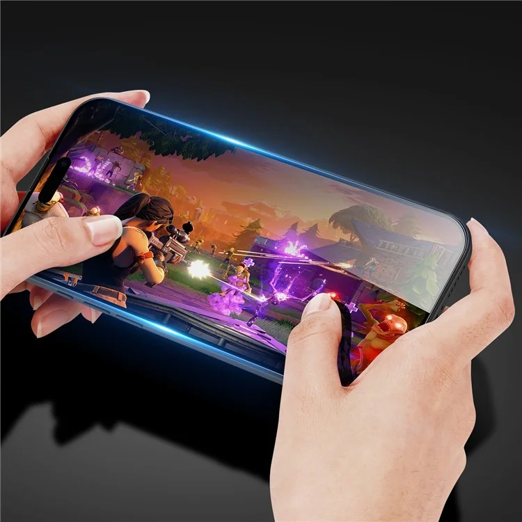 DUX DUCIS Per iPhone 16 Pro Max Medium Alumina Glass Screen Protector 0.33mm Full Glue (10D)