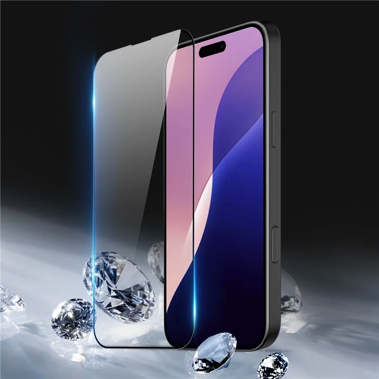 DUX DUCIS Per iPhone 16 Pro Max Medium Alumina Glass Screen Protector 0.33mm Full Glue (10D)