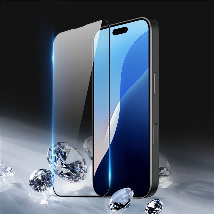 DUX DUCIS For iPhone 16 Pro Medium Alumina Glass Screen Protector 0.33mm Full Glue (10D)