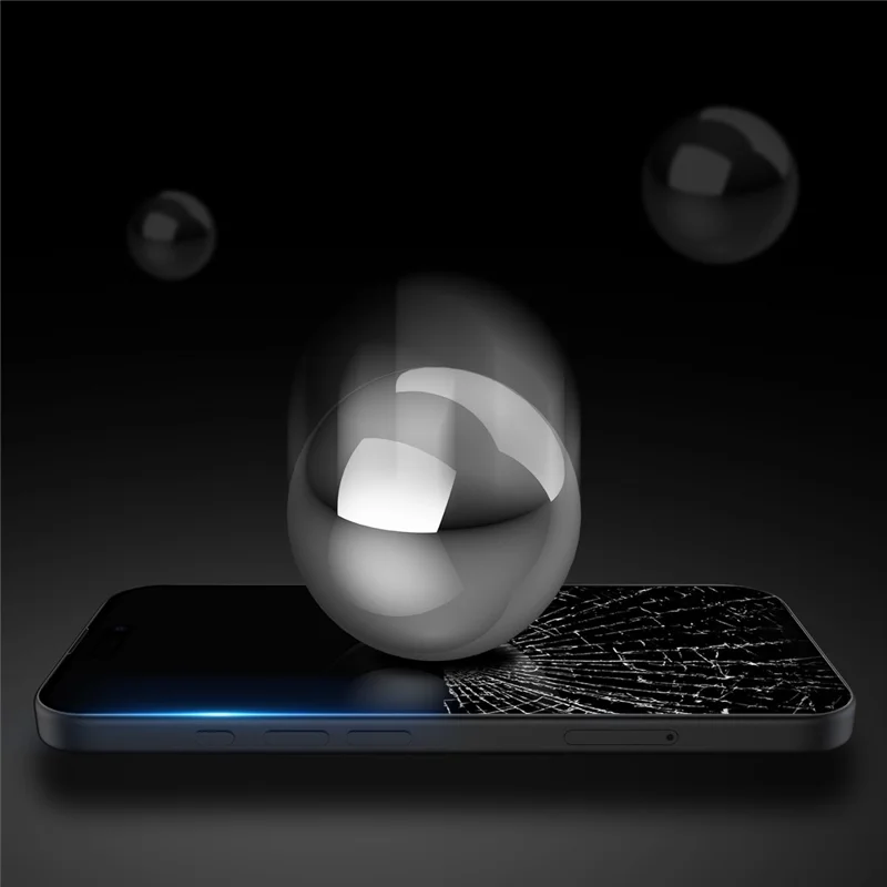 DUX DUCIS For iPhone 16  Full Screen Protector 2.5D Flat Screen Medium Alumina Glass HD Clear Film