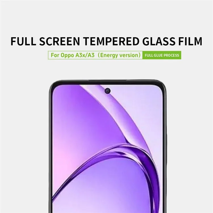 PINWUYO JK Series-2 for Oppo A3x 5G  /  A3x Vitality Edition High Aluminium-Silicon Glass Film 9H Full Screen Protector