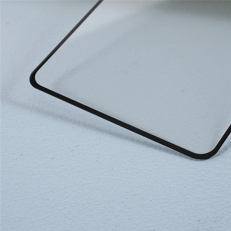 For Xiaomi Poco M6 Plus 5G Tempered Glass Electroplating Anti-Fingerprint Silk Printing Full Glue Screen Protector