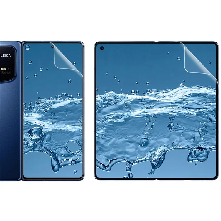 IMAK Hydrogel Film 4th Gen für Xiaomi Mix Fold 4 5G 1 Set TPU-Bildschirmfolie (Hauptbildschirm+Großer Innenbildschirm)