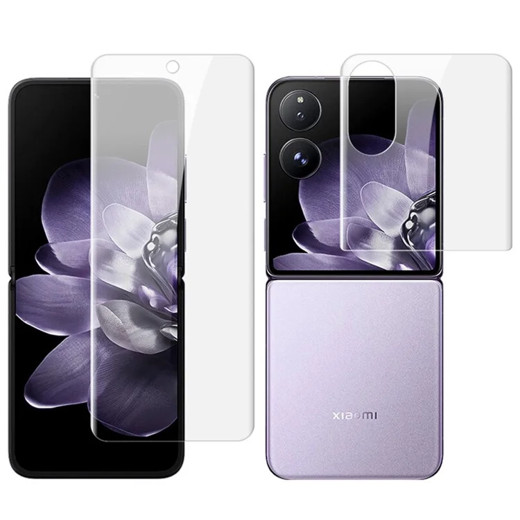 IMAK Película de Hidrogel de 4ta Generación para Xiaomi Mix Flip 5G 1 Set Film Protector de Pantalla (Pantalla Frontal + Pantalla Trasera)