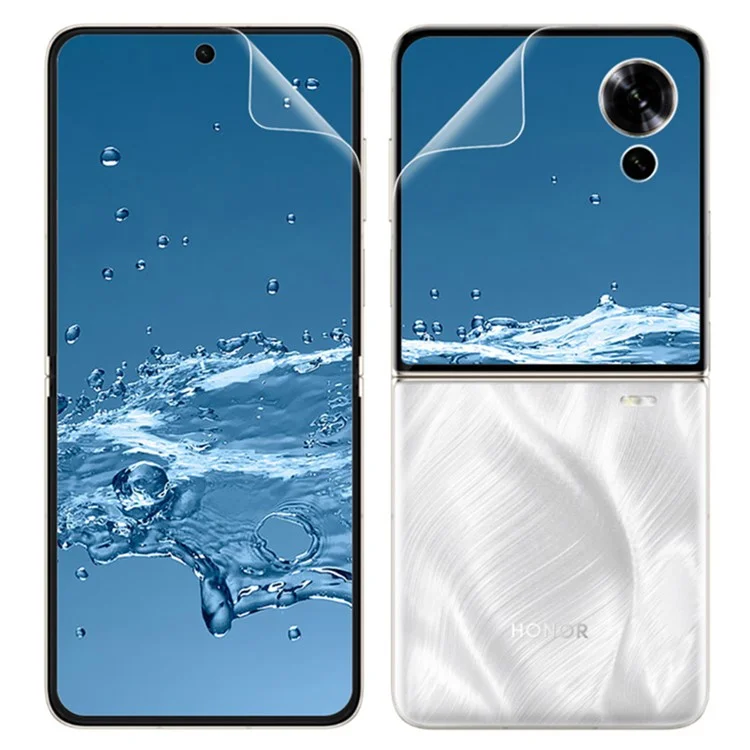 IMAK Гидрогелевая пленка 4-го поколения для Honor Magic V Flip 5G 1 набор TPU-пленка для экрана (передний экран + задний экран)