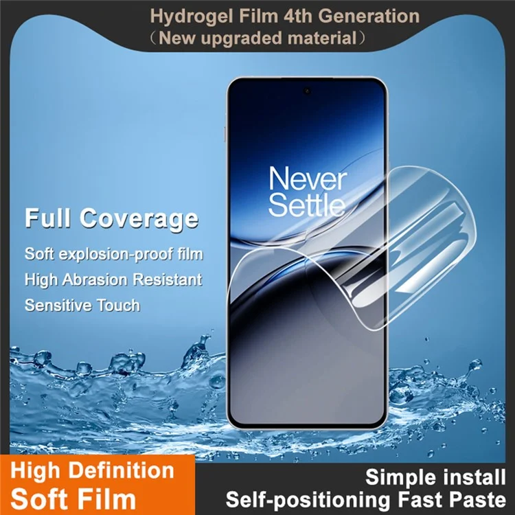 IMAK Hydrogel Film 4th Gen for OnePlus Nord 4 Full Screen Protector Ultra Clear Soft TPU Film
