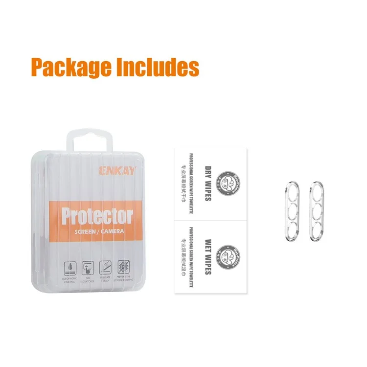 ENKAY HAT PRINCE 2Pcs Para Samsung Galaxy A16 5G / A16 4G Filme de Lente da Câmera Vidro Temperado Lente Integrada Protetor - Transparente