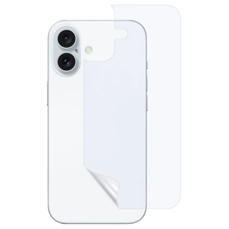 For iPhone 16 Plus Phone Back Protector Anti-blue-ray Explosion-proof Soft PET Back Film