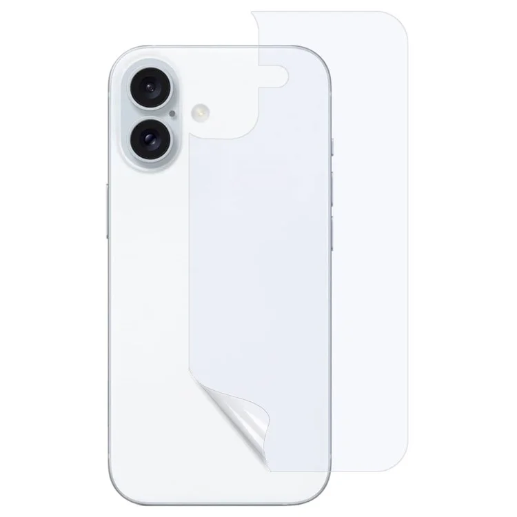 For iPhone 16 Phone Back Protector Anti-blue-ray Explosion-proof Soft PET Back Film