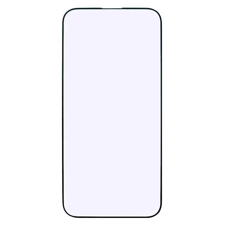 Per Iphone 16 Plus / 15 Più Film in Vetro Temperato Purple Light Black Edge Stamping Full Glue Screen Protector