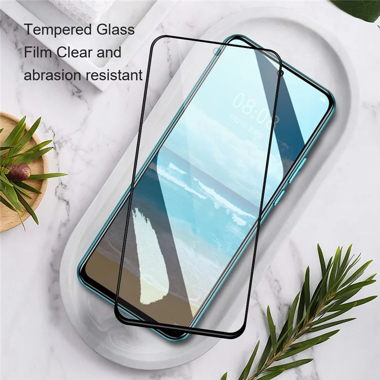 AMORUS For Honor 90 Lite 5G Screen Protector Anti-Shatter Tempered Glass Film - Black
