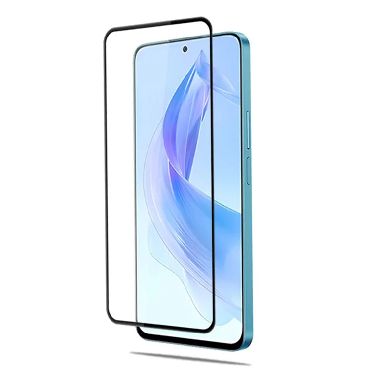MOCOLO For Honor 90 Lite 5G Screen Protector Anti-Shatter Silk Printing Tempered Glass Film - Black