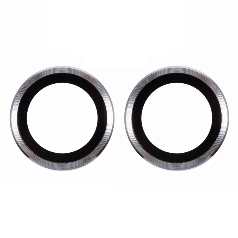 2 stk./sæt til iPhone 16/16 Plus kamerahlinsebeskytter mod ridser Corning Gorilla Glass linsefilm - Sølv