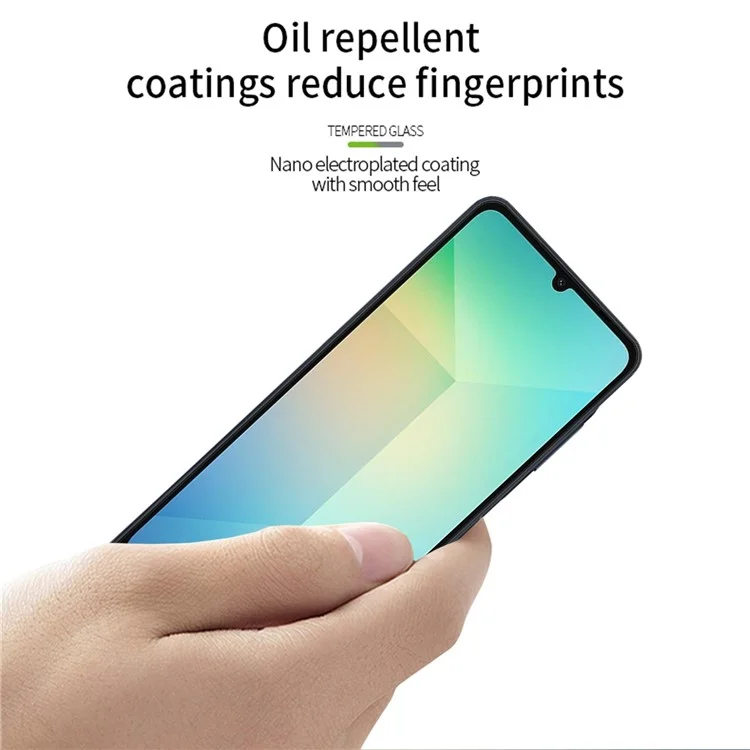 Pinwuyo JK 3D Tempered Glass Film Series-2 Для Samsung Galaxy A16 / A06 Screen Protector 9h Твердость Ultra Clear