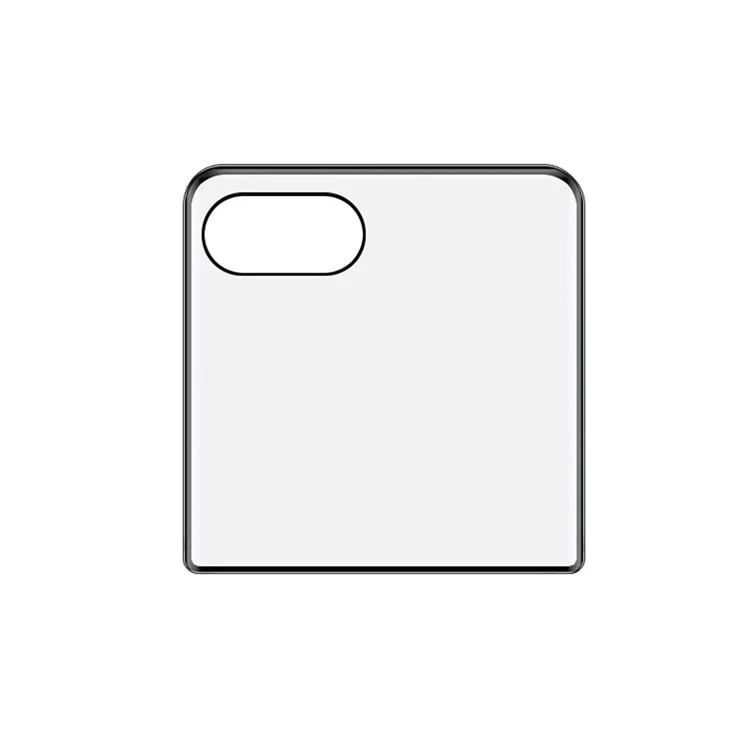 IMAK per Motorola Razr 50 5G / Razr 2024 5G Protezione dello schermo posteriore in vetro temperato curvo 3D