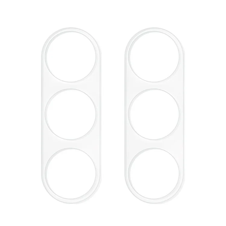 2Pcs Para Samsung Galaxy A16 5G / A16 4G Protetor de Lente da Câmera Borda Curva 3D Antirrisco Película de Vidro Temperado para Lente