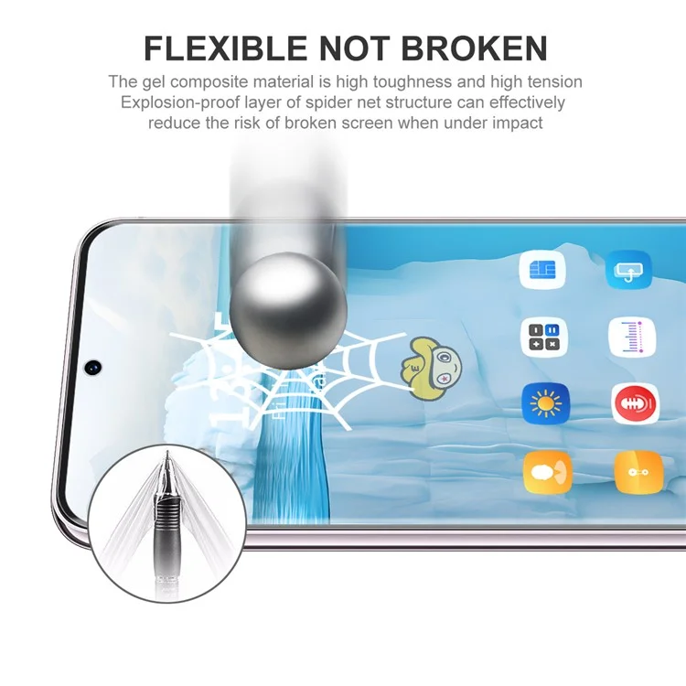 Enkay Hat Prince 10pcs Para Samsung Galaxy S24 fe Protector de Pantalla TPE+PET+TPU Película Protectora Hydrogel