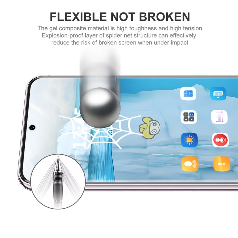 Enkay Hat Prince 5pcs Para Samsung Galaxy S24 fe Protector de Pantalla TPE+PET+TPU Film de Pantalla Hidrogel