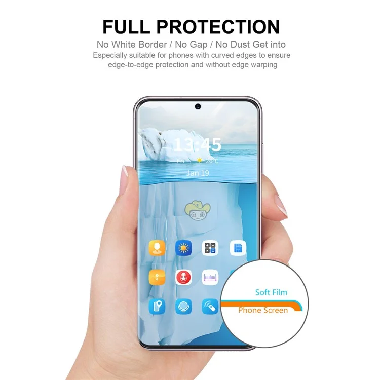 Enkay Hat Prince Para Samsung Galaxy S24 fe Protector de Pantalla Transparente Soft Hydrogel Película