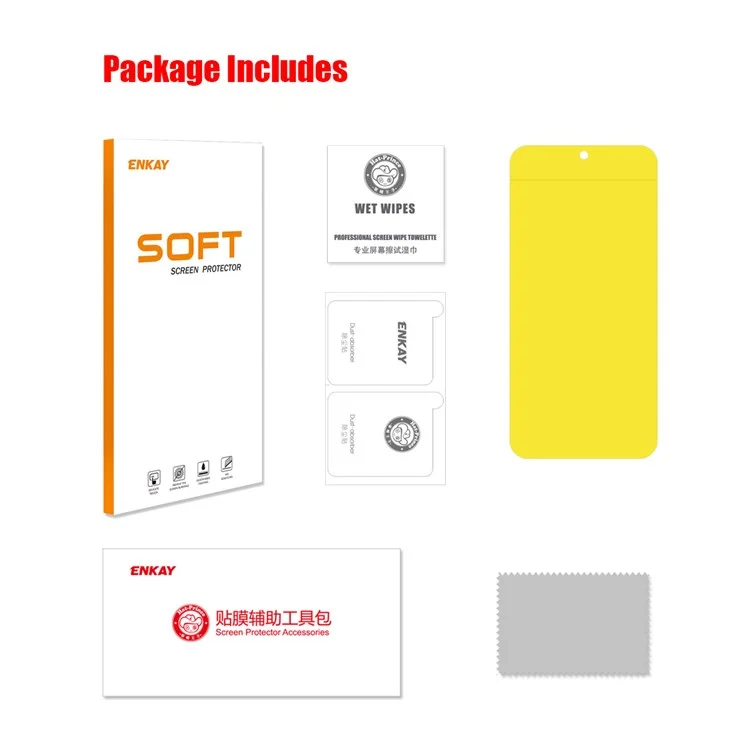 Enkay Hat Prince Para Samsung Galaxy S24 fe Protector de Pantalla Transparente Soft Hydrogel Película