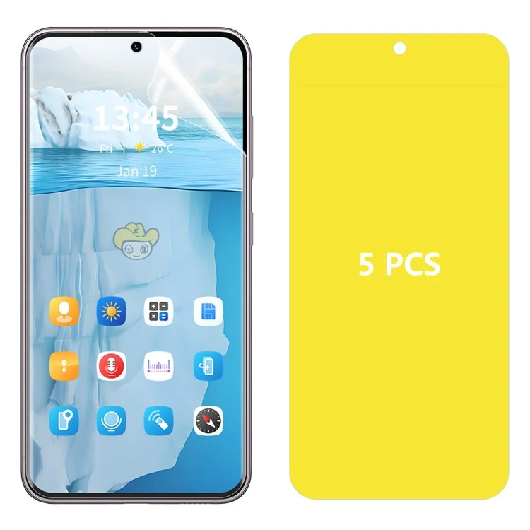 Enkay Hat Prince 5pcs Para Xiaomi Redmi K70 Ultra Screen Protector TPE+PET+TPU Pantalla de Hidrogel