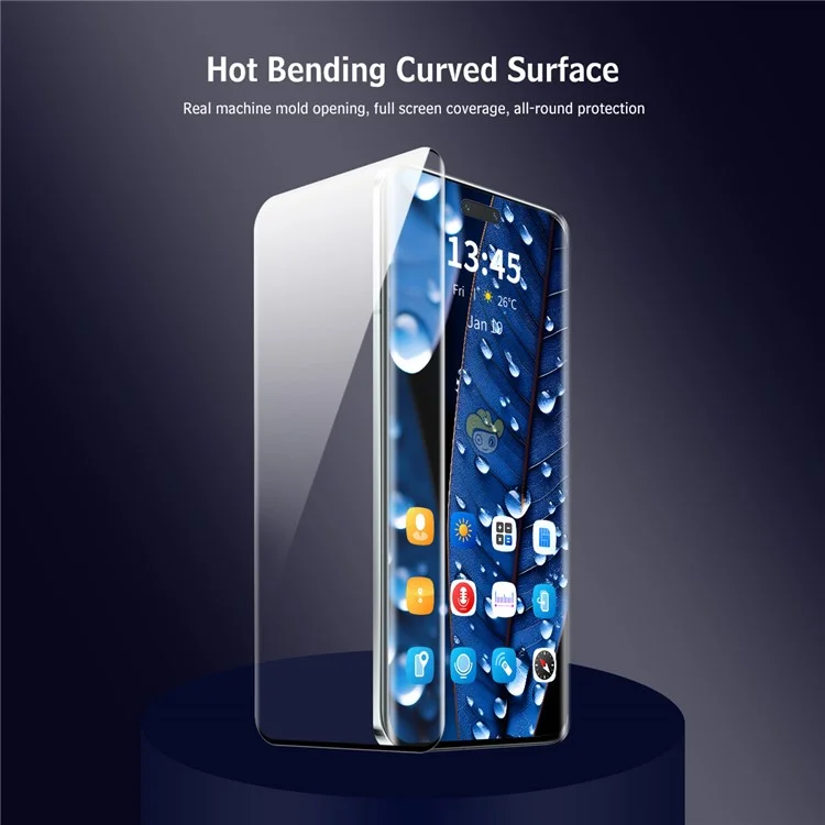 ENKAY HAT PRINCE für Xiaomi 14 Civi 5G / Civi 4 Pro 5G Bildschirmschutz einfache Installation Siebdruck Hochaluminium-Silizium-Glasfolie