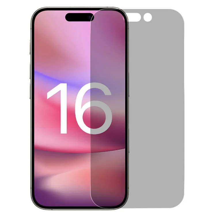 RURIHAI Per iPhone 16 Pellicola Protettiva dello Schermo 180 Gradi Anti-spia Ultra-Trasparente
