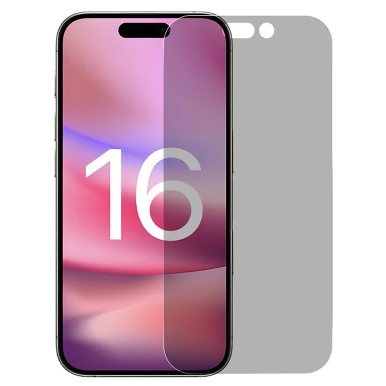 Rurihai Para Iphone 16 Plus Screen Protector 180 Grados Anti-spy Film Ultra-clare