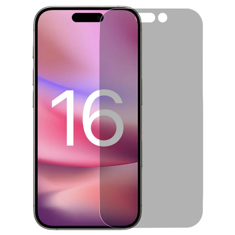 Rurihai Para Iphone 16 Pro Max Screen Protector 180 Grados Anti-spy Film Ultra-clare