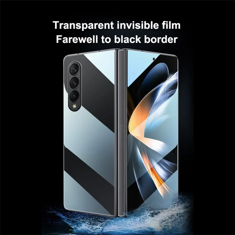 Enkay Hat Prince 4pcs / Definido Para Samsung Galaxy Z Fold4 5g HD Elastic Anti-explosão Protetor Soft TPE+PET+TPU Clue Filme Completa Completa Film