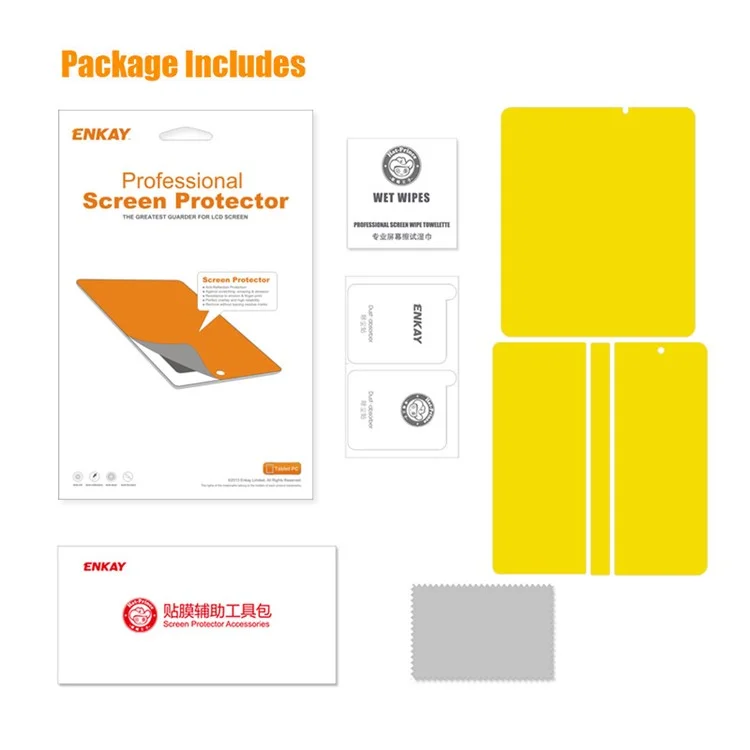 Enkay Hat Prince 4pcs / Definido Para Samsung Galaxy Z Fold4 5g HD Elastic Anti-explosão Protetor Soft TPE+PET+TPU Clue Filme Completa Completa Film