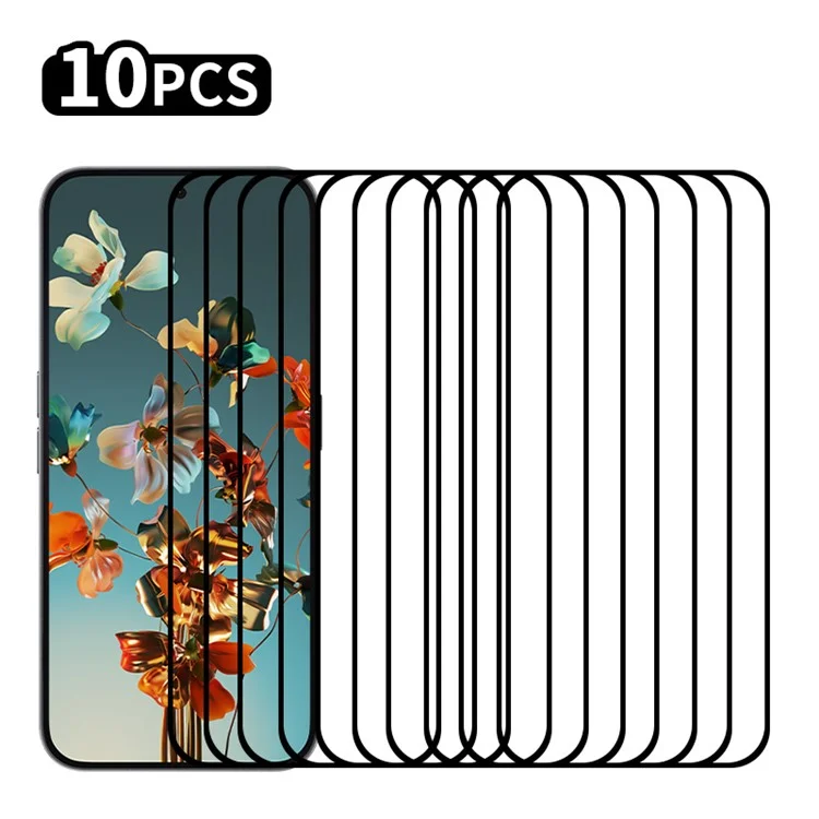 Rurihai 10pcs Para el Teléfono Nothing (2a) Más Una Película de Vidrio de Aluminio Aluminio-silicio 0.26 mm 2.5d Protector de Pantalla Secundaria de Endurecimiento Secundario