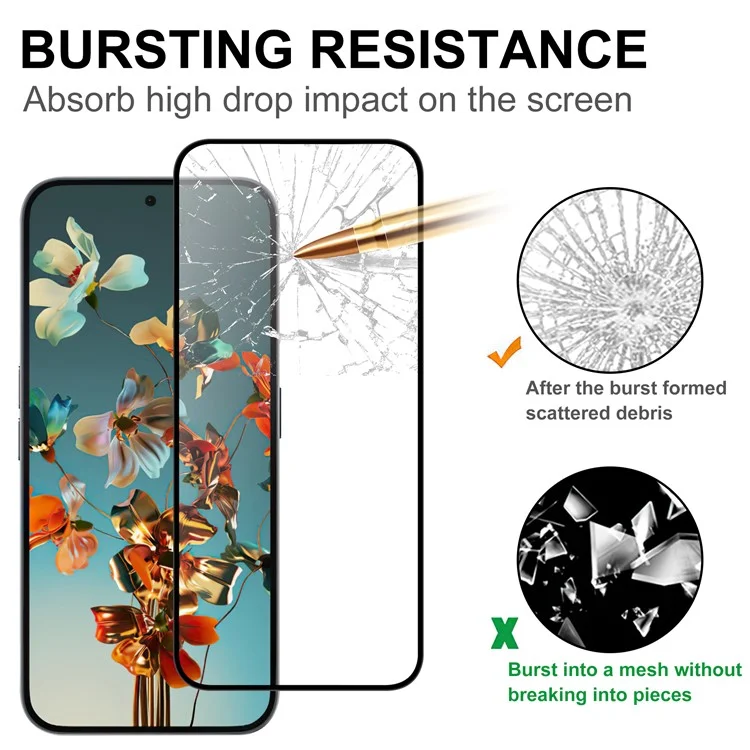 Per Nothing Phone (2a) Plus / Phone (2a) AGC Glass Screen Protector Full Glue Black Edge Screen Film