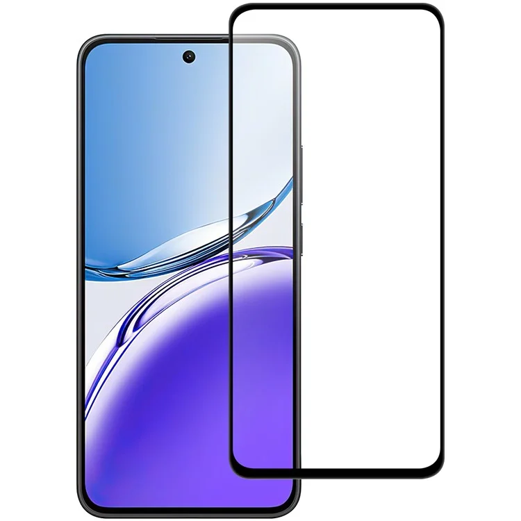 Für Oppo A3 5G AGC Glasschutzfolie Vollflächiger Klebstoff Schwarzer Rand Displayfolie