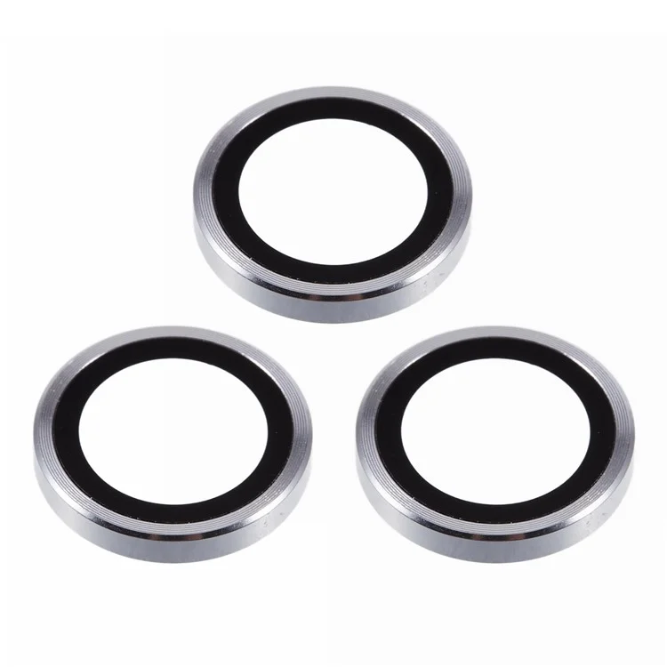 3pcs / Definido Para Iphone 16 Pro Max Camera Lens Protector Scratch Scratchntant Scorning Gorilla Glass Lens Film - Prata