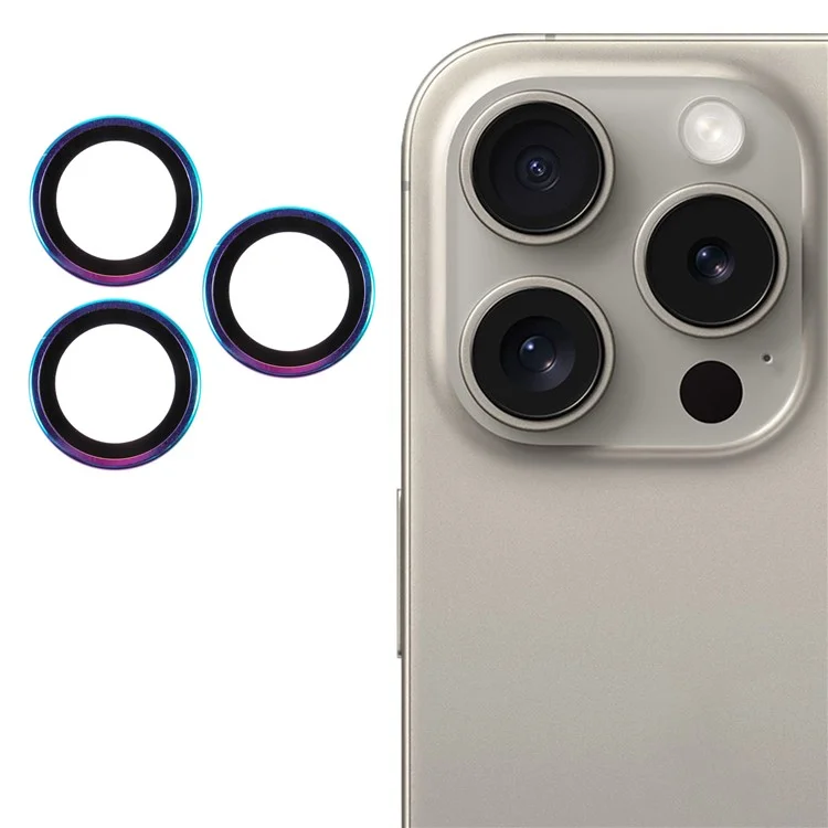 3pcs / Situé Pour L'iphone 16 Pro Camera Lens Protector Ultra Clear Anti-Scratch Corning Gorilla Glass Lens Film