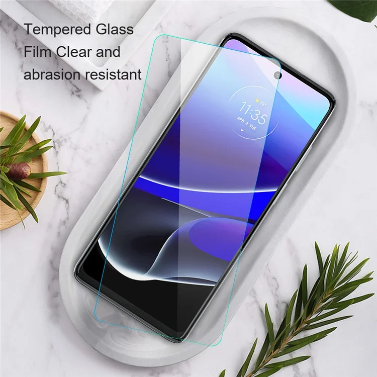Amorus Para Motorola Moto G45 5G Protetor de Tela 2.5d Arco de Arco 9h High Aluminium-silicon Glass Film
