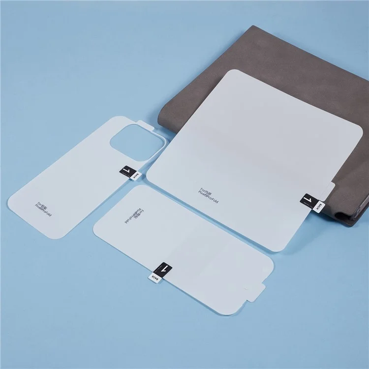 Защитная плёнка для экрана Google Pixel 9 Pro Fold 5G, набор из передней и задней панелей, полное покрытие TPU+PET Hydrogel