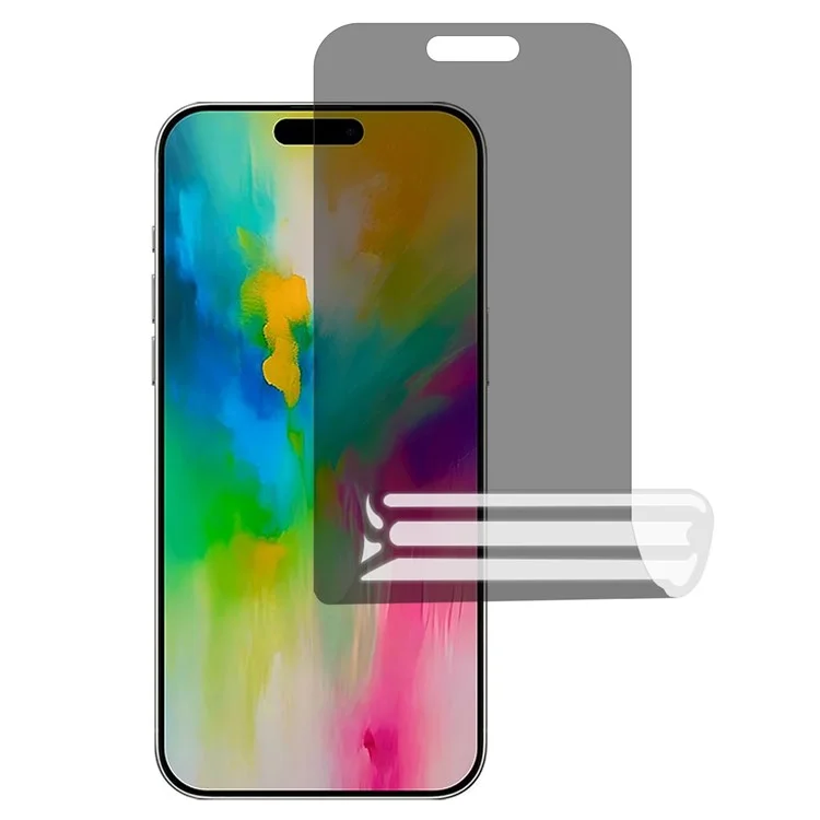 For iPhone 16 Screen Protector Anti-Spy TPU Matte Screen Protective Film