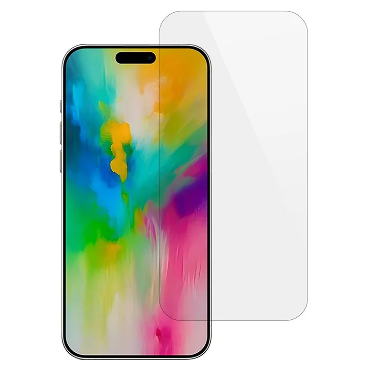 Para Iphone 16 Plus Goste Cola Screen Protector 9H Draidade 0,25 Filme de Vidro Temperado Com Borda de Arco