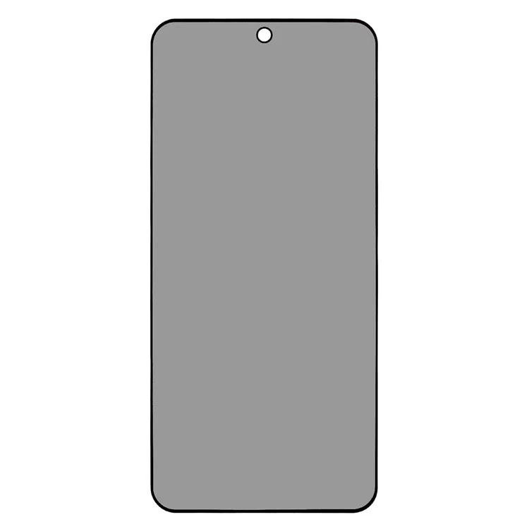 Für Samsung Galaxy S24 FE Anti-Spy-Bildschirmschutz Sieb-Druck Hochleistungs-Aluminium-Silizium-Glasfolie