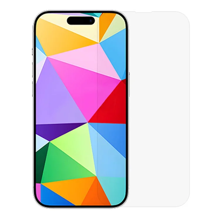 Rurihai Para Iphone 16 Pro Max Screen Protector 0.26 mm 2.5d Película de Vidrio de Alto Aluminio-silicio