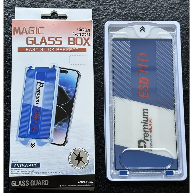 Для Samsung Galaxy S24 Ultra Screen Protector Clear High Aluminium-Silicon Стеклянная Пленка (поддержка Отпечатков Пальцев)