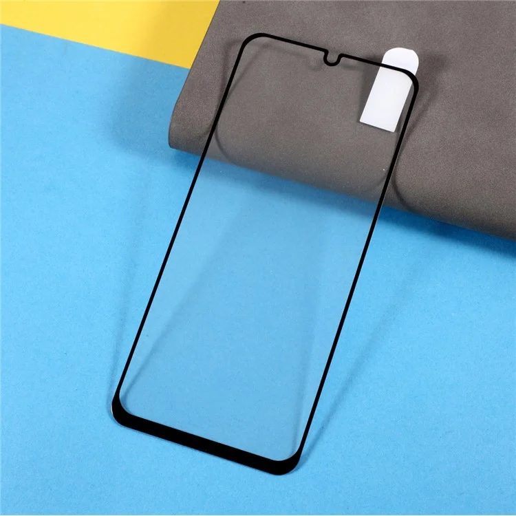 For Samsung Galaxy M06 5G / F06 5G / A06 4G / A06 5G Tempered Glass Electroplating Anti-Fingerprint Silk Printing Full Glue Screen Protector