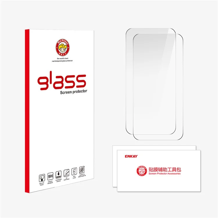 ENKAY HAT PRINCE 2pcs Per Iphone 16 Protector Screen Protector Anti-Explosion Protective Film