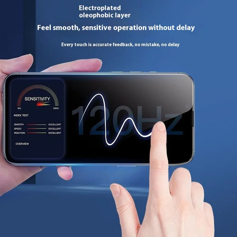 MOCOLO 50Pcs For iPhone 16 Pro Screen Protector Silk Printing Tempered Glass Film with Easy Installation Tool - Black