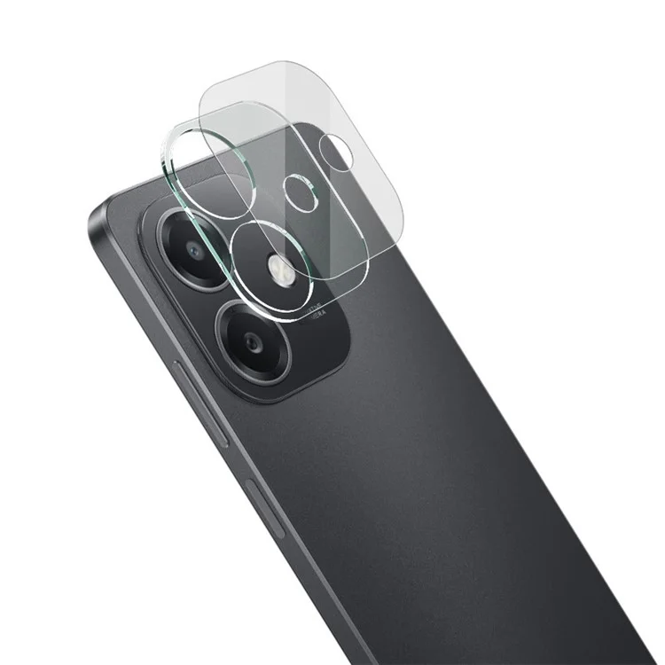 IMAK For Oppo A3x 5G (India) Tempered Glass Camera Lens Film+Acrylic Lens Cap