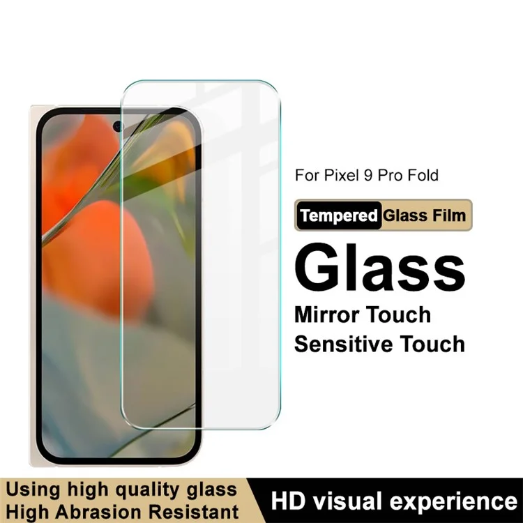 IMAK H Series For Google Pixel 9 Pro Fold 5G Tempered Glass Screen Protector Shatter-Proof Protection